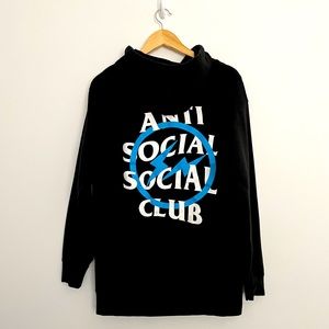 Anti Social Social Club x Fragment Hoodie Large